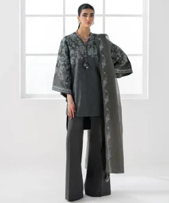 Discount Sapphire 3 Piece - Embroidered Cotton Jacquard Suit