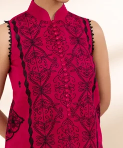Best Sapphire 3 Piece - Embroidered Cotton Jacquard Suit