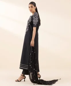Sale Sapphire 3 Piece - Embroidered Cotton Jacquard Suit