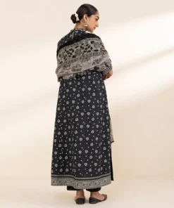 Hot Sapphire 2 Piece - Embroidered Cotton Suit