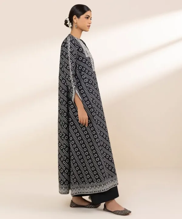 Outlet Sapphire 2 Piece - Embroidered Cotton Suit