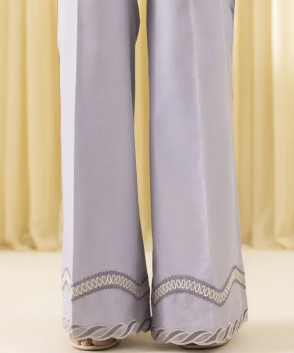 Online Sapphire 3 Piece - Embroidered Cotton Jacquard Suit Sky BlueDupatta