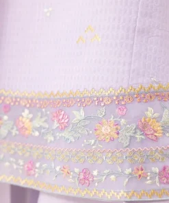 Discount Sapphire 3 Piece - Embroidered Dobby Suit