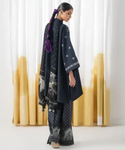 Sale Sapphire 3 Piece - Embroidered Dobby Suit