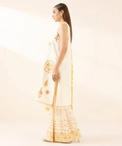 Clearance Sapphire 3 Piece - Embroidered Dobby Suit