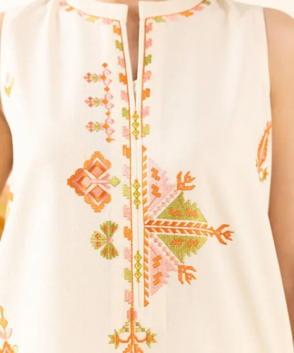 Clearance Sapphire 3 Piece - Embroidered Dobby Suit