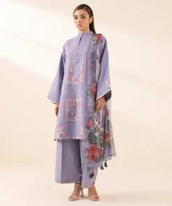 Discount Sapphire 3 Piece - Embroidered Dobby Suit