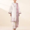 Clearance Sapphire 3 Piece - Embroidered Dobby Suit