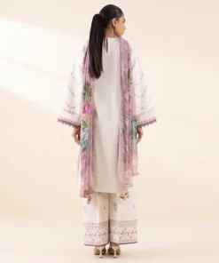 Clearance Sapphire 3 Piece - Embroidered Dobby Suit