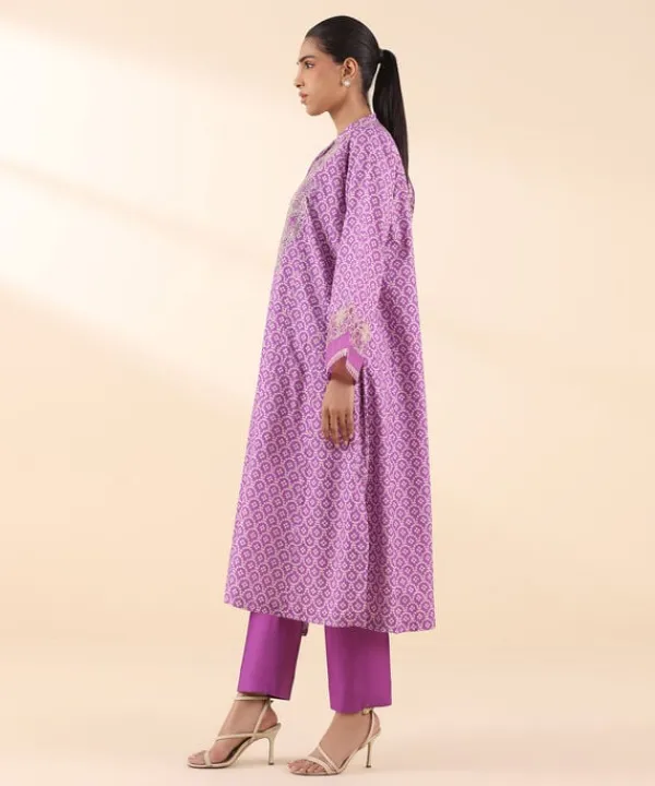 Best Sapphire 3 Piece - Embroidered Dobby Suit