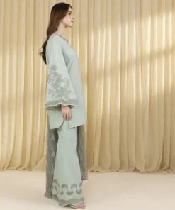 Discount Sapphire 3 Piece - Embroidered Dobby Suit Pistachio GreenDupatta