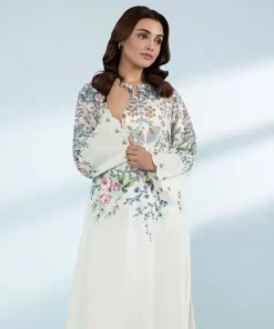 Fashion Sapphire 2 Piece - Embroidered Lawn Suit White