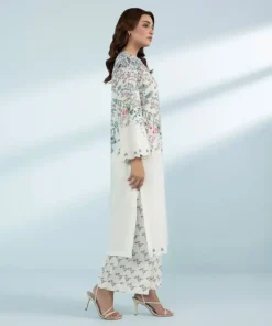 Fashion Sapphire 2 Piece - Embroidered Lawn Suit White