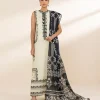 Hot Sapphire 3 Piece - Embroidered Lawn Suit