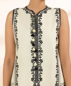 Hot Sapphire 3 Piece - Embroidered Lawn Suit