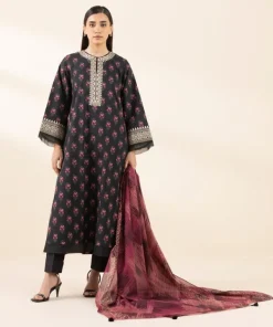 Online Sapphire 3 Piece - Embroidered Lawn Suit