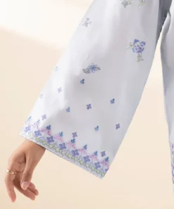 Hot Sapphire 3 Piece - Embroidered Lawn Suit
