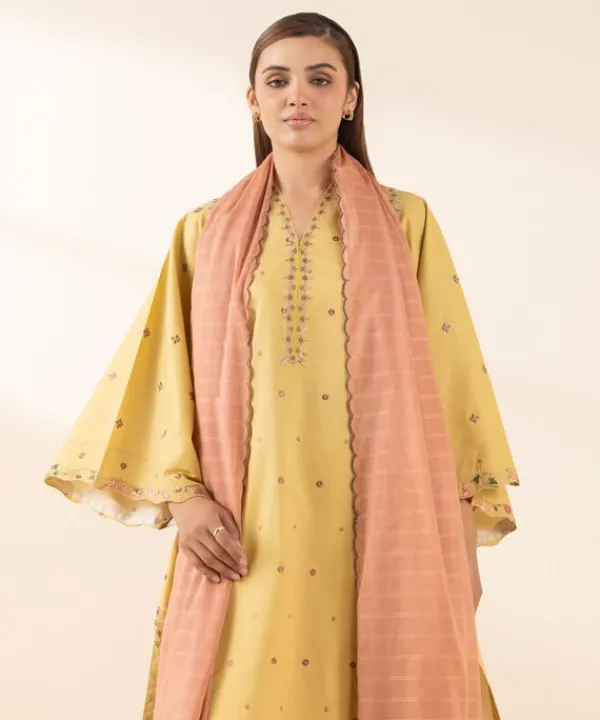 Best Sapphire 3 Piece - Embroidered Lawn Suit