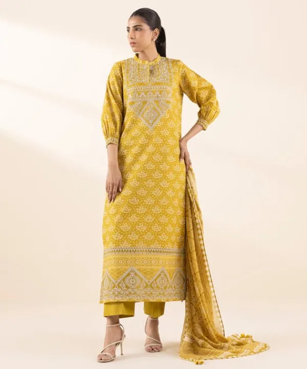 Sale Sapphire 3 Piece - Embroidered Lawn Suit