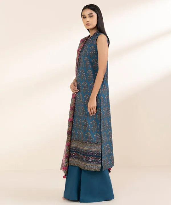 Discount Sapphire 3 Piece - Embroidered Lawn Suit