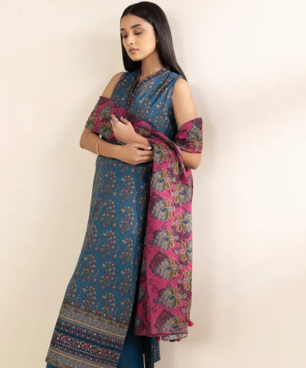 Discount Sapphire 3 Piece - Embroidered Lawn Suit