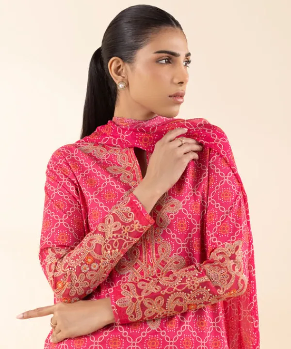 Best Sapphire 3 Piece - Embroidered Lawn Suit