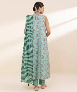 Hot Sapphire 3 Piece - Embroidered Lawn Suit