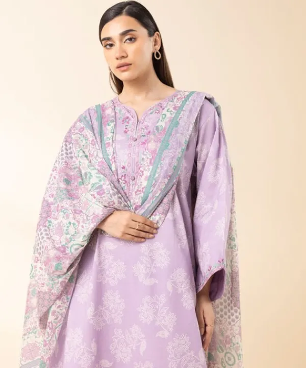 Best Sapphire 3 Piece - Embroidered Lawn Suit