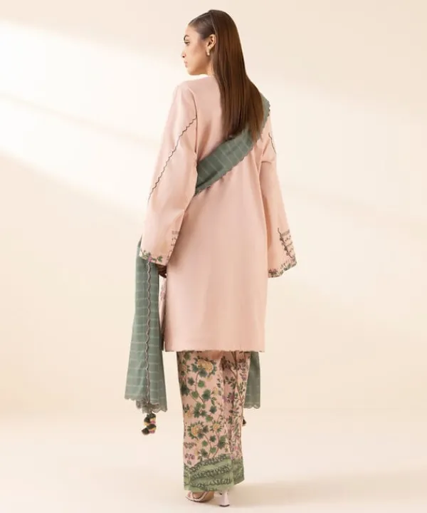 Best Sapphire 3 Piece - Embroidered Lawn Suit