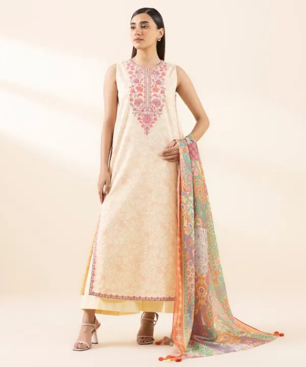 Fashion Sapphire 3 Piece - Embroidered Lawn Suit