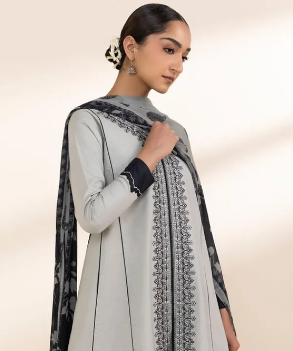 Sale Sapphire 3 Piece - Embroidered Lawn Suit