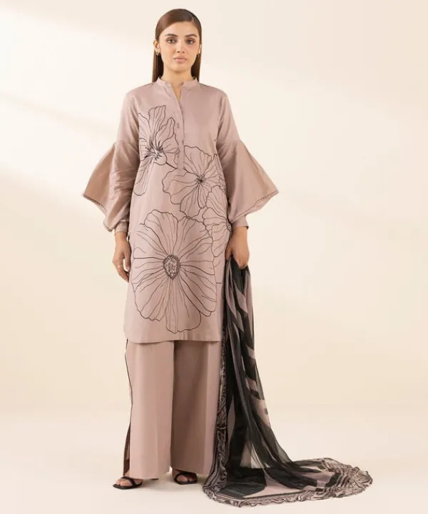 Discount Sapphire 3 Piece - Embroidered Lawn Suit