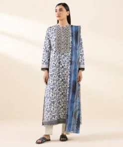 Outlet Sapphire 3 Piece - Embroidered Lawn Suit