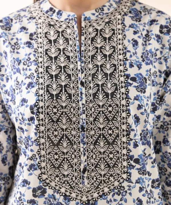 Outlet Sapphire 3 Piece - Embroidered Lawn Suit