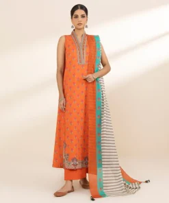 Outlet Sapphire 3 Piece - Embroidered Lawn Suit