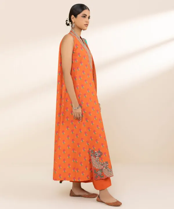Outlet Sapphire 3 Piece - Embroidered Lawn Suit