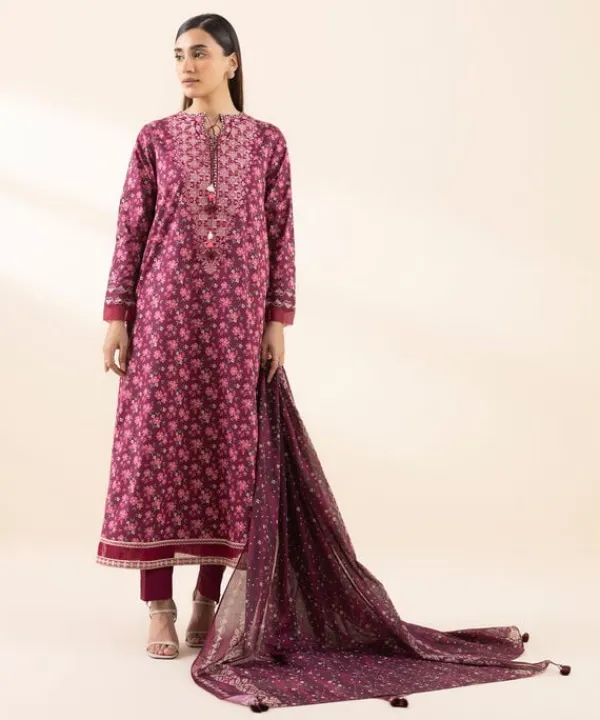 Discount Sapphire 3 Piece - Embroidered Lawn Suit