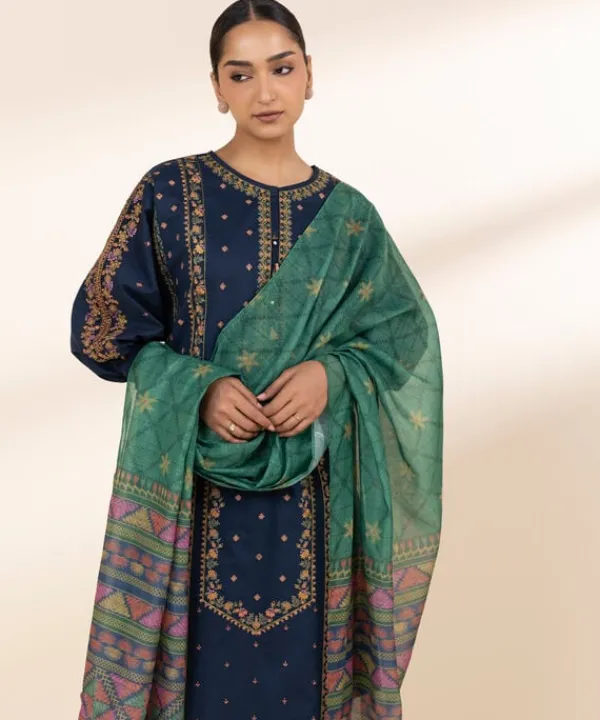 Sale Sapphire 3 Piece - Embroidered Lawn Suit