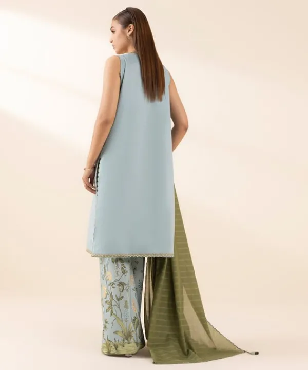 Best Sapphire 3 Piece - Embroidered Lawn Suit