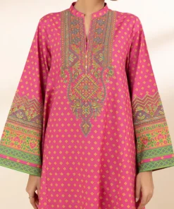 Hot Sapphire 3 Piece - Embroidered Lawn Suit