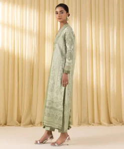 Outlet Sapphire 3 Piece - Embroidered Lawn Suit Pistachio GreenDupatta