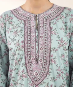 Discount Sapphire 2 Piece - Embroidered Lawn Suit Light BlueTrouser