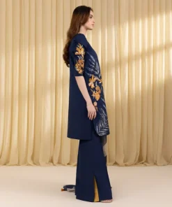 Discount Sapphire 3 Piece - Embroidered Lawn Suit BlueDupatta