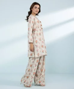Clearance Sapphire 2 Piece - Embroidered Lawn Suit Biege