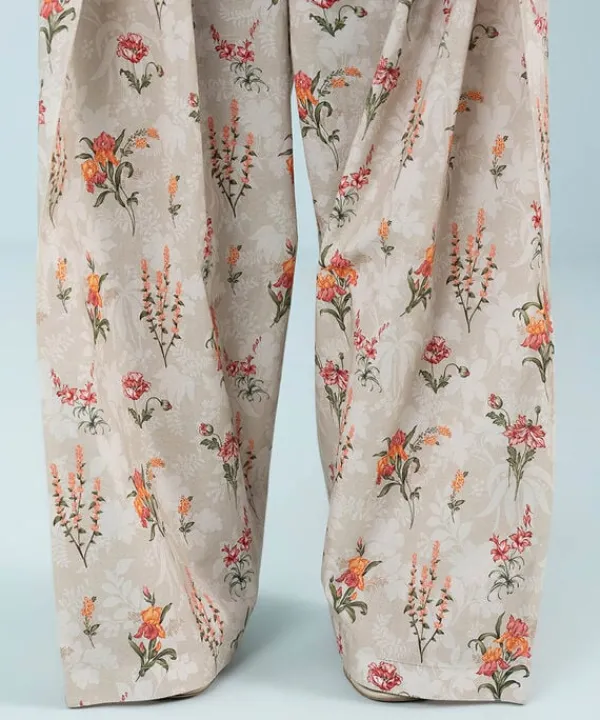 Clearance Sapphire 2 Piece - Embroidered Lawn Suit Biege