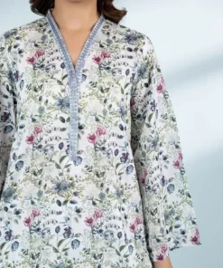 Fashion Sapphire 2 Piece - Embroidered Lawn Suit White