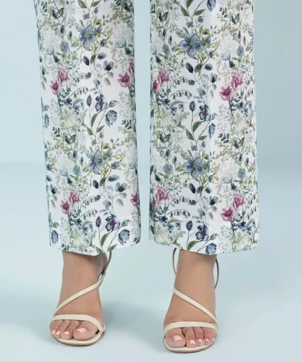Fashion Sapphire 2 Piece - Embroidered Lawn Suit White