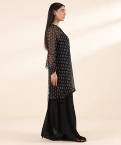 Outlet Sapphire 3 Piece - Printed Chiffon Suit