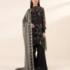 Hot Sapphire 3 Piece - Printed Chiffon Suit