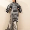 Outlet Sapphire 3 Piece - Printed Lawn Suit